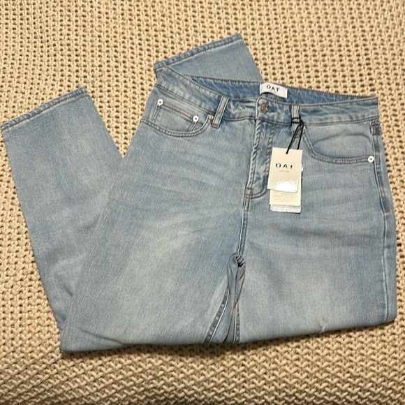 Oat New York Denim - Oat High-Rise straight ankle 30